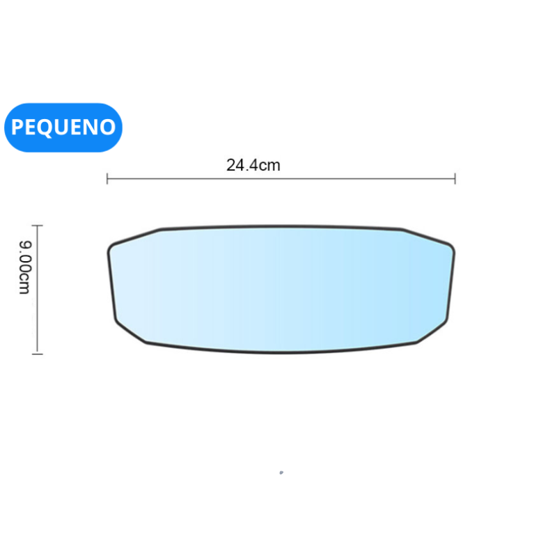 Retrovisor Angular Antirreflexo para Carro VisionClear